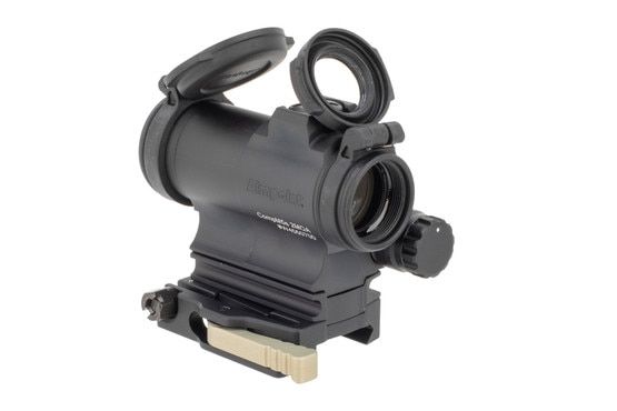 aimpoint CompM5s red dot sight runs on AAA/LR3 alkaline batteries